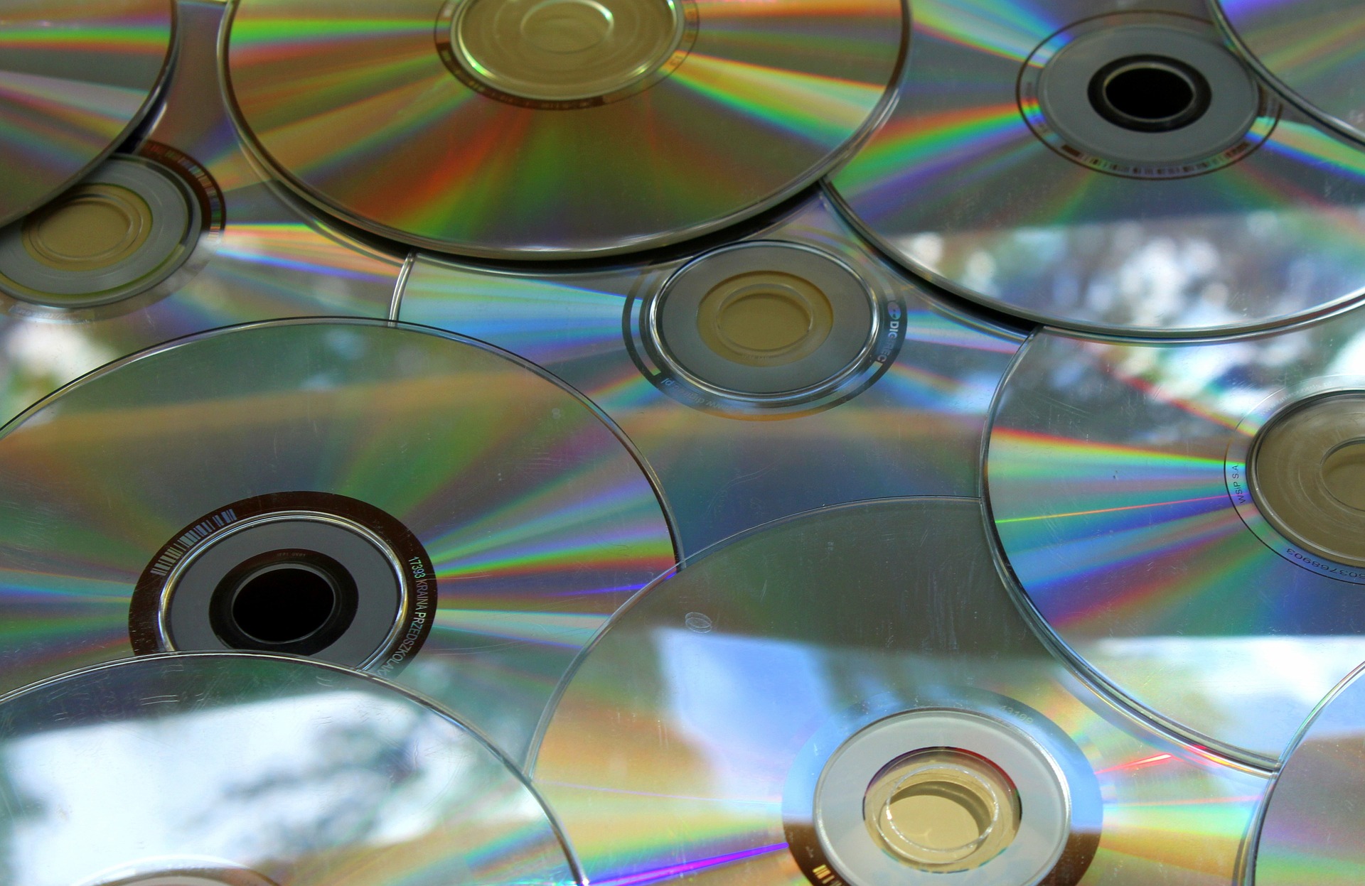 A pile of CDs.
